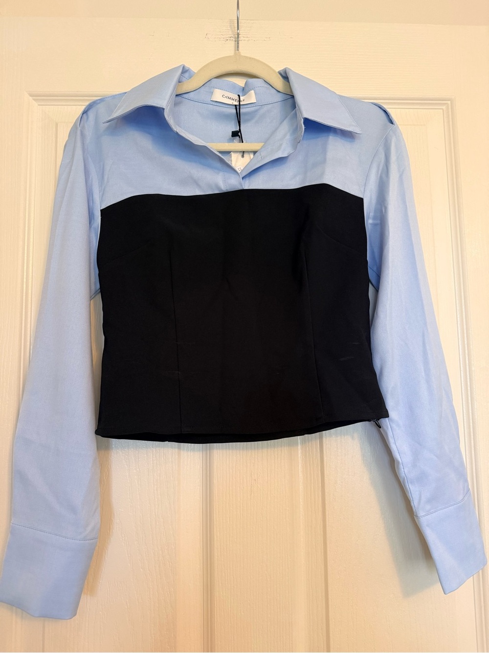Commense NWT Two-Tone Light Blue and Black SET